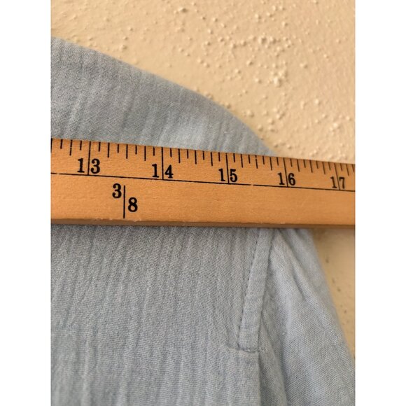 J. Crew Women’s light Blue Gauze Button-up Shirt - Picture 9 of 11